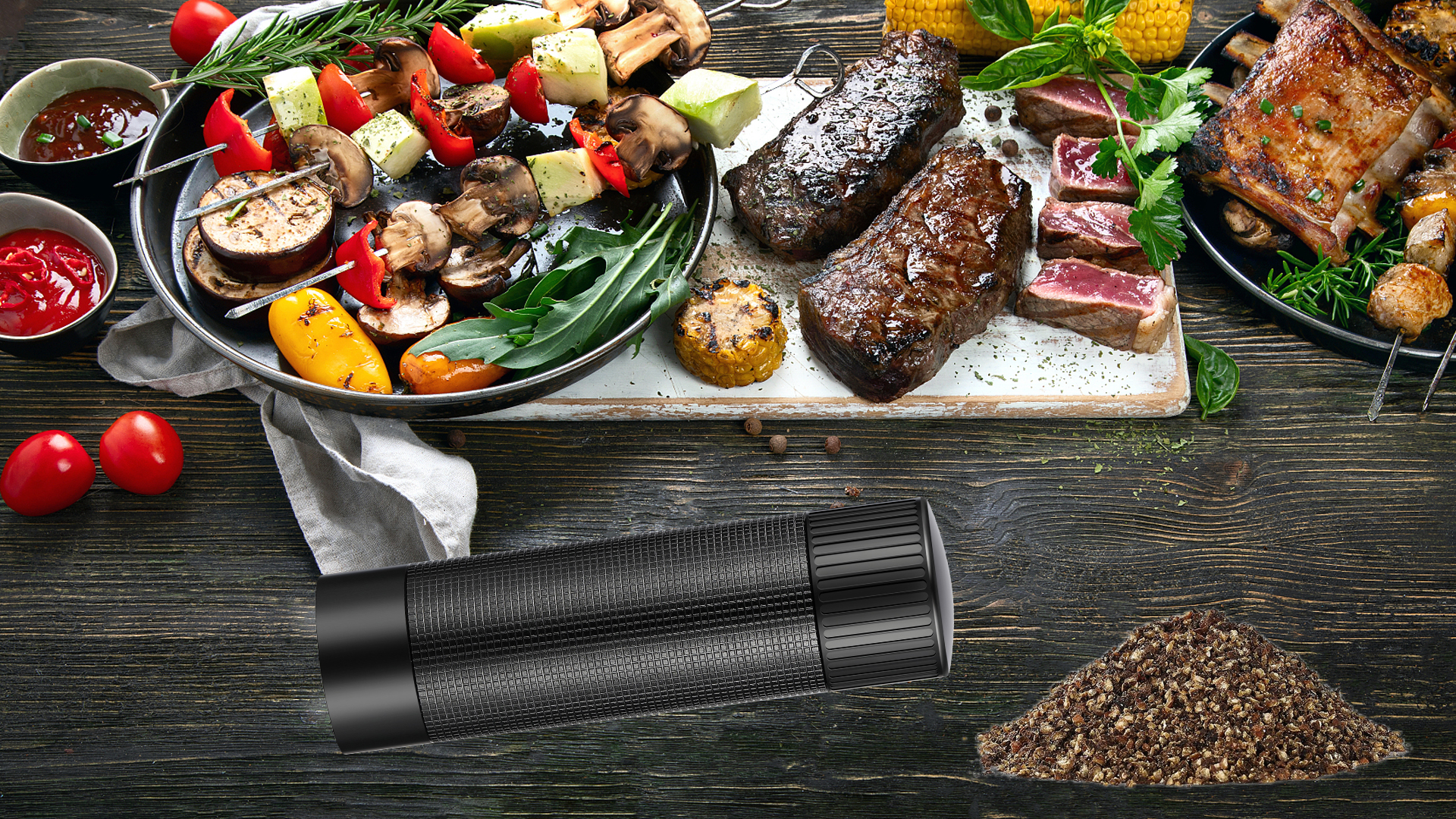 Amazon.com: ARKNOAH Manual Pepper Grinder, Adjustable Coarseness